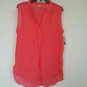 Messini sheer blouse Medium NWT
